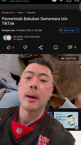 Pemerintah bekukan sementara izin TikTok