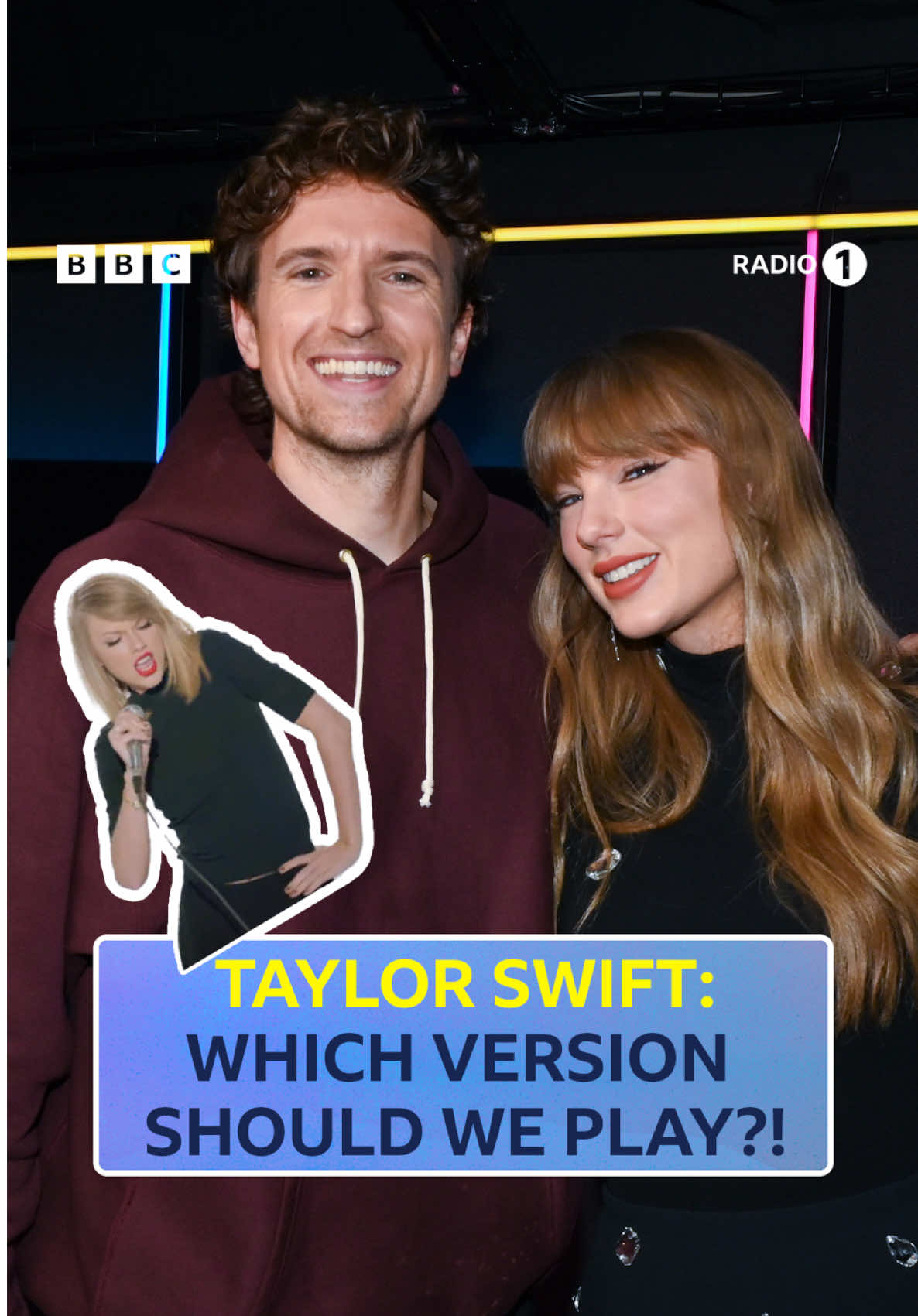 @Taylor Swift finally gives us the answer we’ve been waiting for 🙌 Catch the full interview with Taylor Swift on Radio 1’s YouTube now! 💖 
