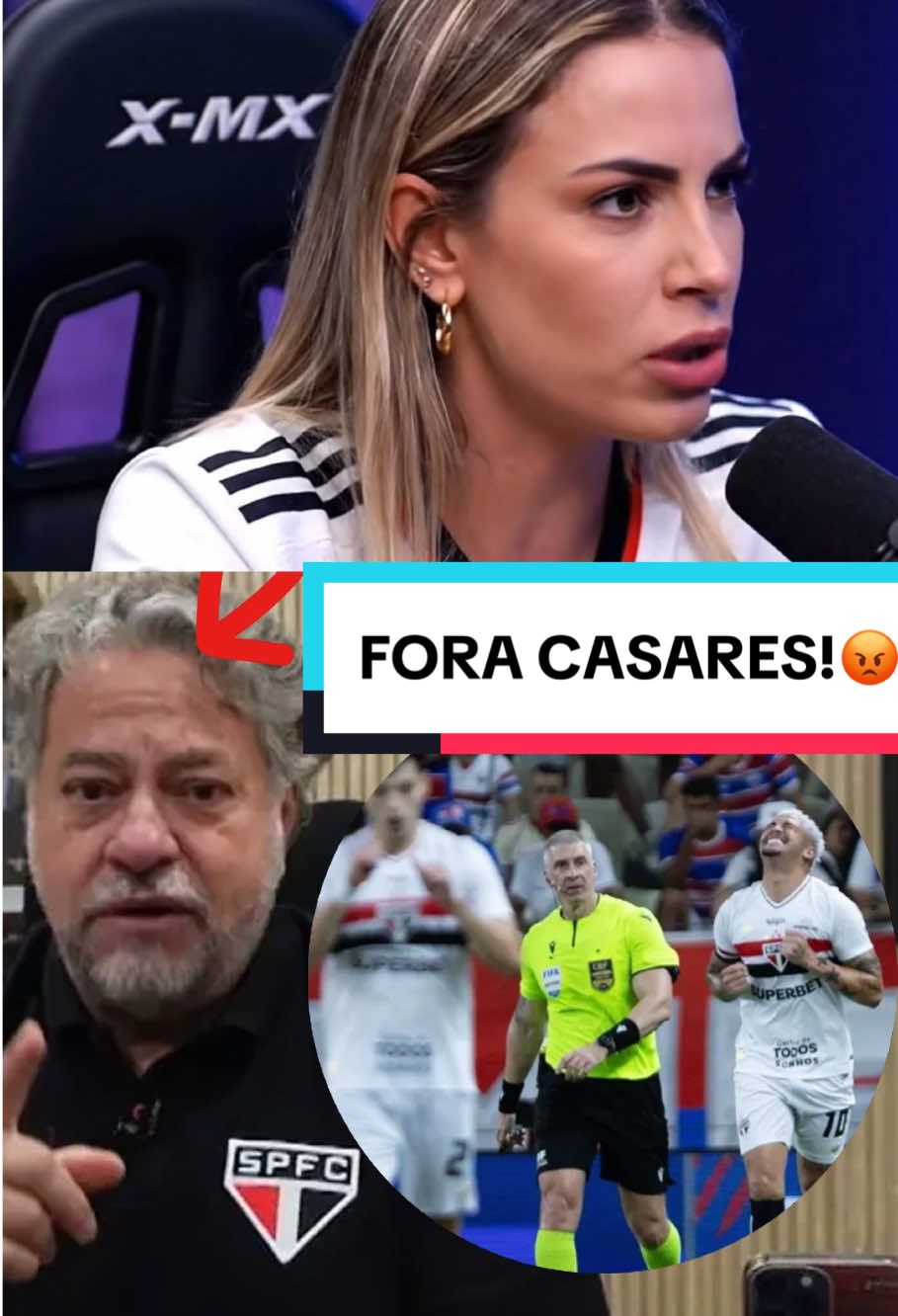 SÃO PAULO GANHA...MAS A TORCIDA SÓ PEDE:FORA CASARES!😡 #saopaulo #saopaulofc #futebol #futebolbrasileiro #brasileirao 
