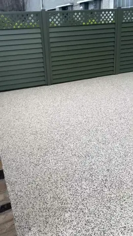 Resin Bound Patio makeover project completed by @keithlawlesspaving . Resin bound is a permeable paving solution made by mixing aggregate stones with a clear UV-stable resin binder. #resin #resinbound #paving #landscaping #patio 