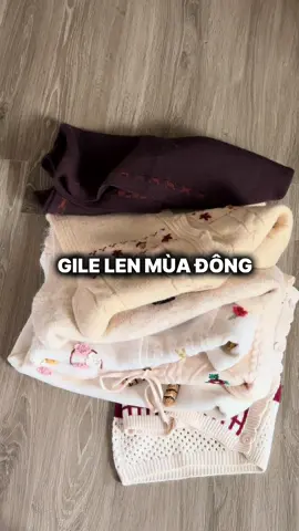 Cảm thấy thắng đời khi tui có những chiếc áo gile xinh đẹp như này 😎 vừa xinh vừa phong cách #aogile #aolennu 