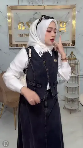 Setelan Rok Jeans AZIMA By Gwenza (Po) #setelanwanita #xyzbca #fouryou #fypツ #fashiontiktok 