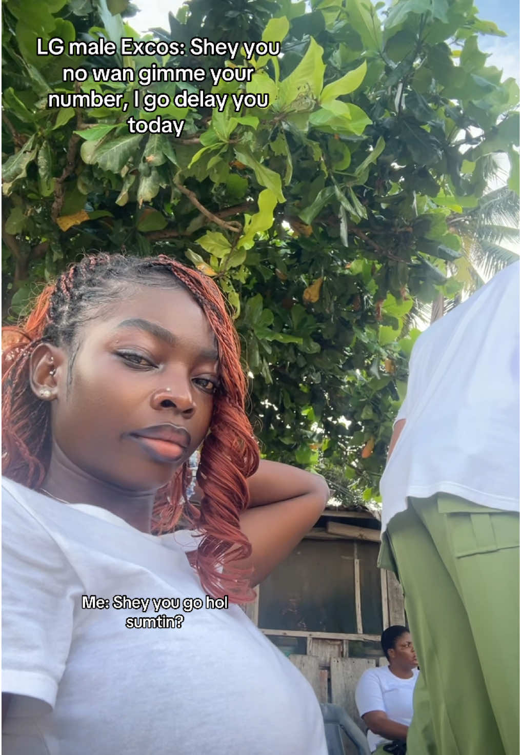 I was so shy doing this but I did it regardless 😂😂