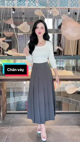 Chân váy xếp ly công sở #chanvay #vayxeply #hienhoidieu #fypシ゚ #trending 