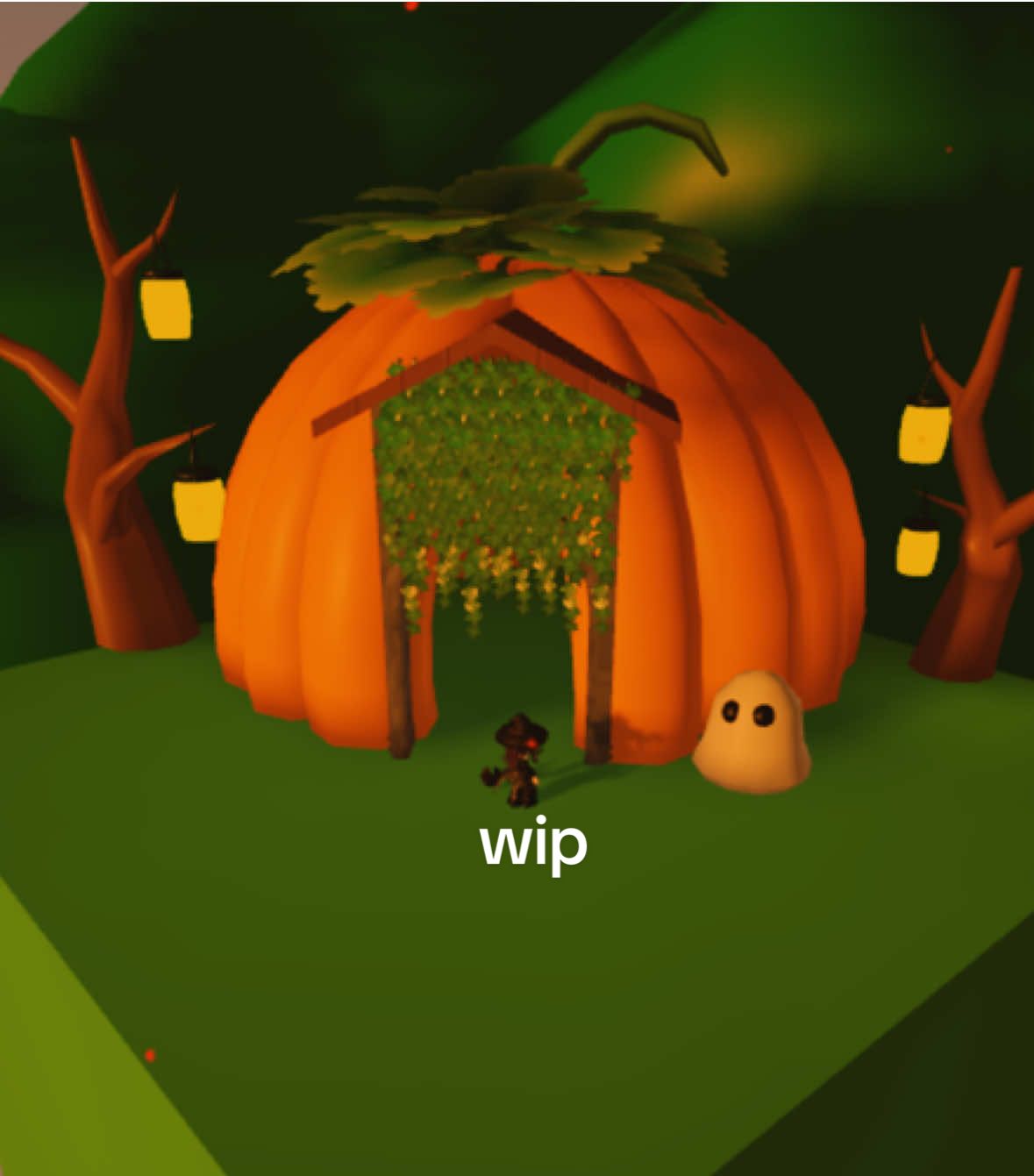currently working on this pumpkin glitch house in anticipation of the halloween update!! im so excited for patchy bear >.< #adoptme #adoptmeroblox #adoptmebuilds #roblox #adoptmetrades 