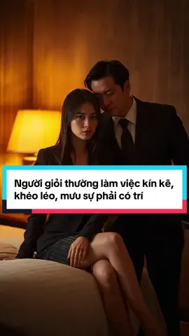 Người giỏi thường làm việc kín kẽ, khéo léo, mưu sự phải có trí, làm người phải biết biến thông, có đầu óc và biết vận dụng trí tuệ mới làm nên chuyện lớn. #baihoccuocsong #trietlycuocsong #sachhay 