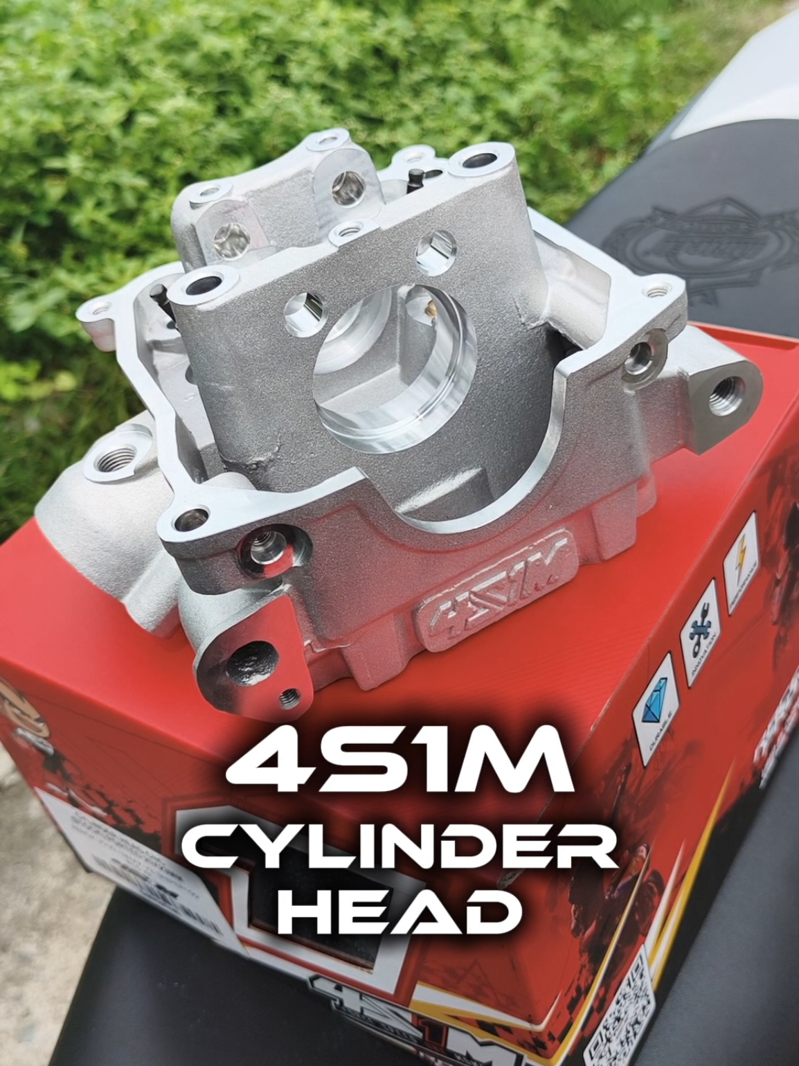 4S1M CYLINDER HEAD - NMAX V2 - AEROX V1/V2 - SNIPER 155  #fyp #fypage #foryoupage  #trending #foryou 