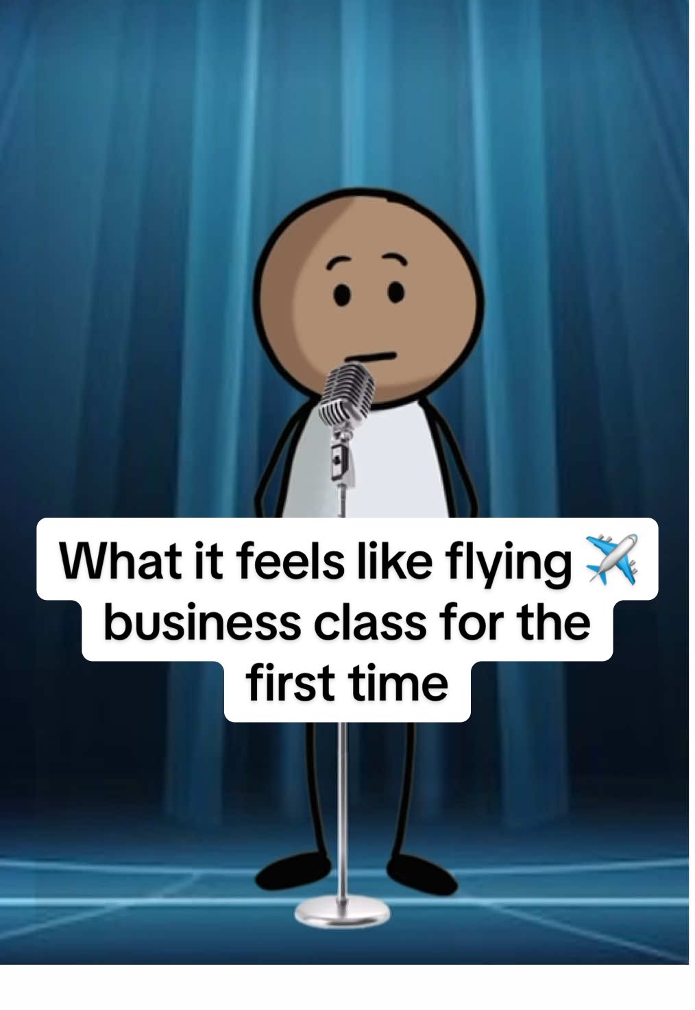 What it feels like flying ✈️business class for the first time #plane #comedy #funny #laugh #humor 