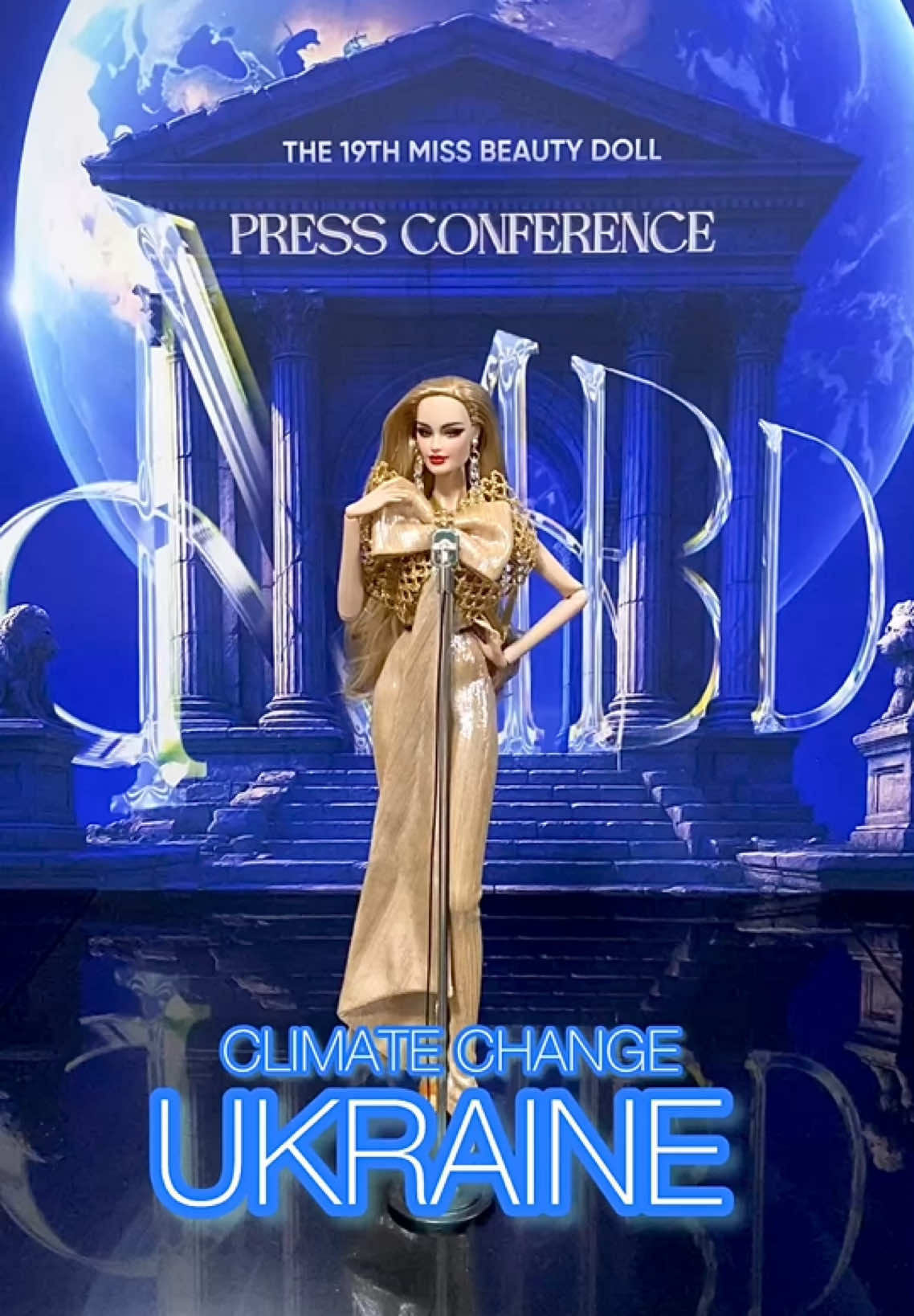 Miss Beauty Doll 2025 Speech Round  Keyword: Climate Change  MBD Ukraine  Name: Anna Vergelskaya Age: 27 years old #MissBeautyDoll  #missbeautydoll2025 #beautypageant #beautyqueen #missukraine 