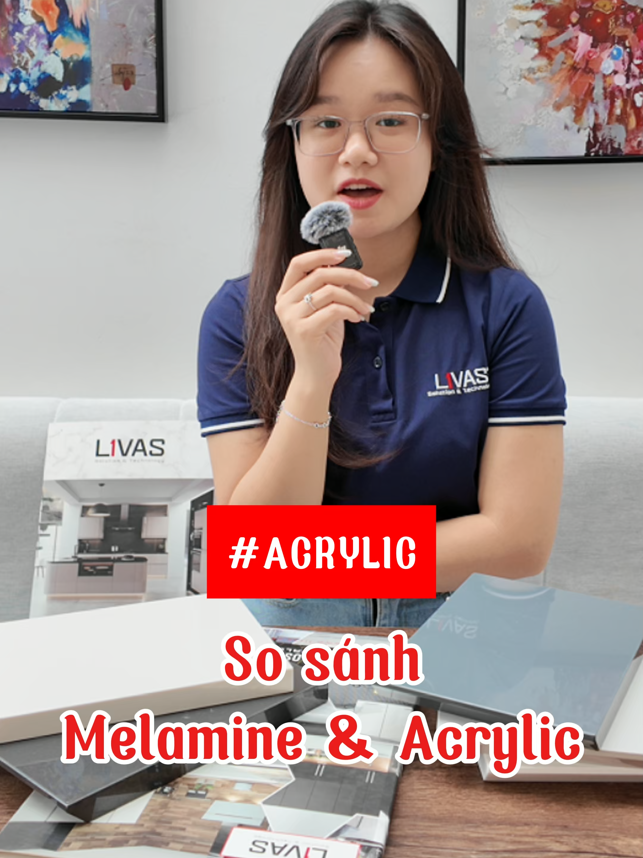 Hãy xem hết video để lựa chọn vật liệu phù hợp cho nội thất nhà bạn nhé #acrylic #livasvina #fyp #viral 