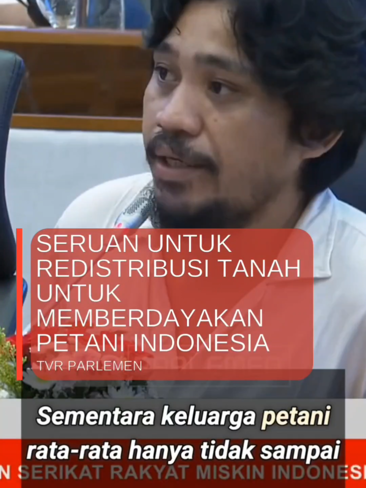 Seruan untuk Redistribusi Tanah untuk Memberdayakan Petani Indonesia #keadilan #kebijakan #petaniindonesia🇮🇩🇮🇩🇮🇩🌿🌿 #parlemen #dprri 