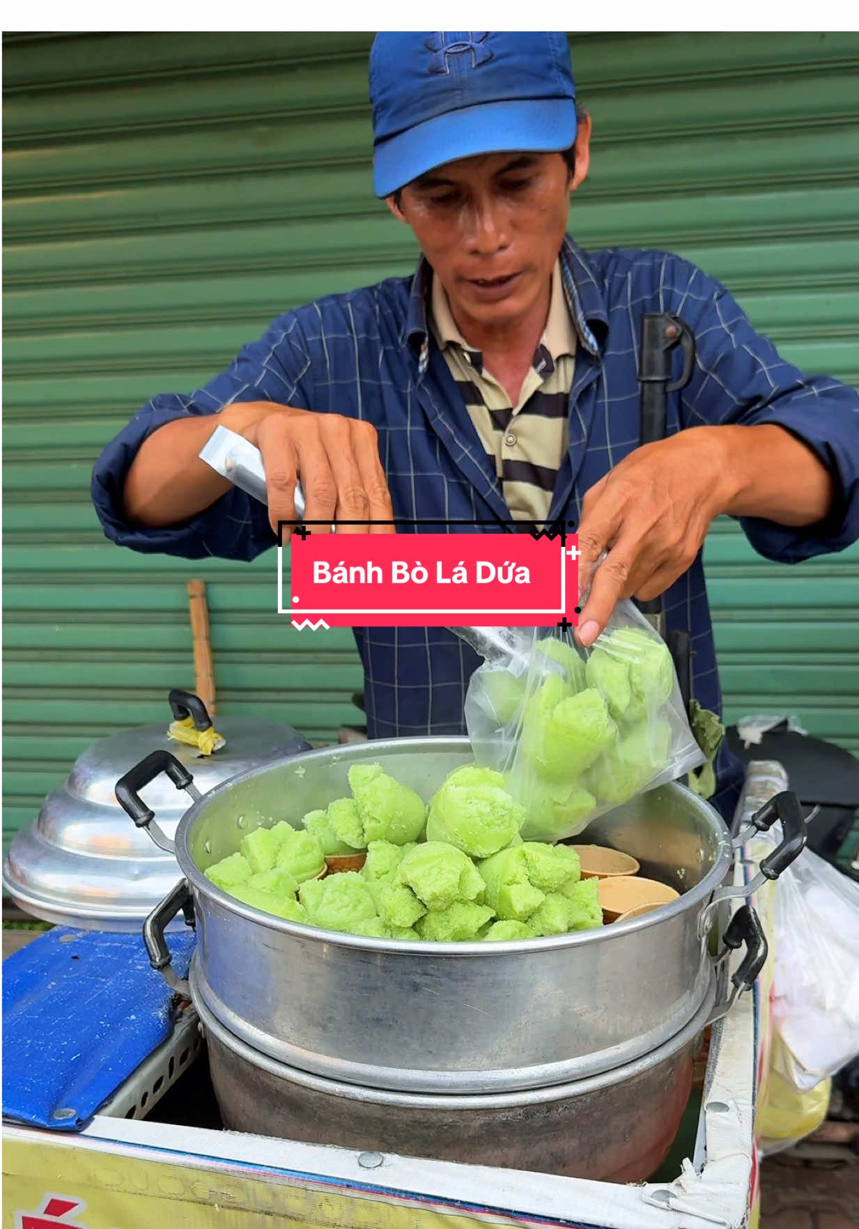 Bánh bò lá dừa thơm lừng 1 góc đường 💯 #binhduong #dian #LearnOnTikTok #ancungtiktok #FoodFestOnTikTok 
