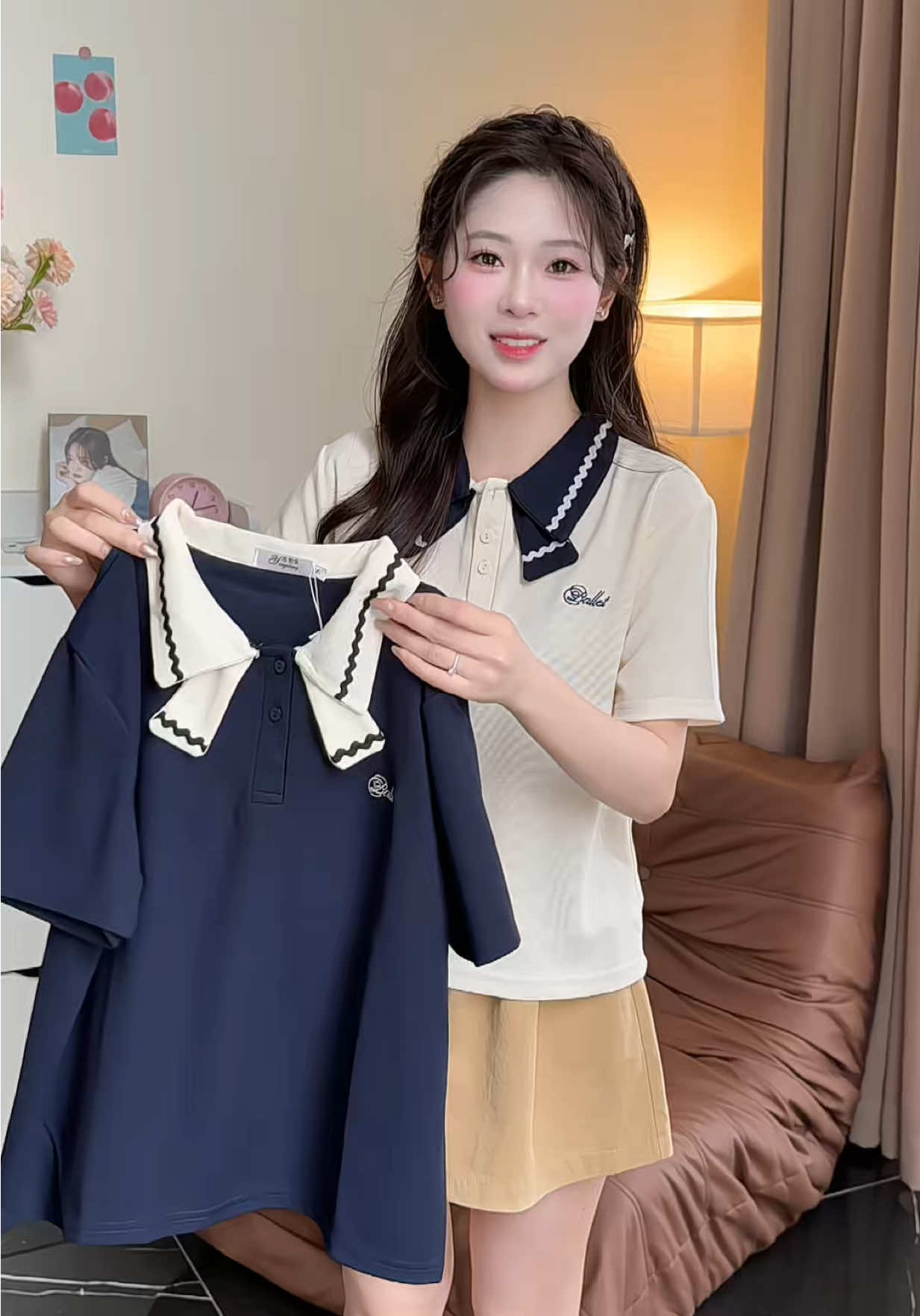 Em áo xinh xinh yêu yêu giá siêu mê #thanhhoafashion #thoitrang #changthoitrang #fashion #reviewlamdep 