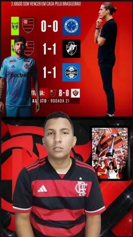 Flamengo empata com sabor de derrota contra Cruzeiro #tiktokesportes #flamengo #cruzeiro #flamengosempre #filipeluis 
