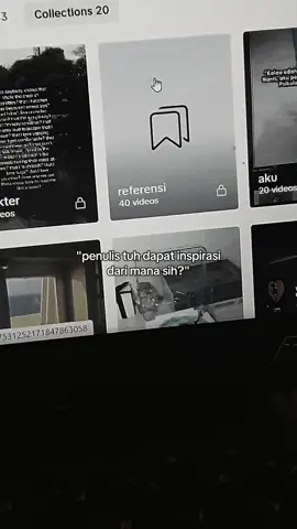 Tergantung apa yang keliatan ... Ini baru koleksi di akun ini, belum yang disimpan di akun lain ... #penulis #menulis #referensi #fyp 