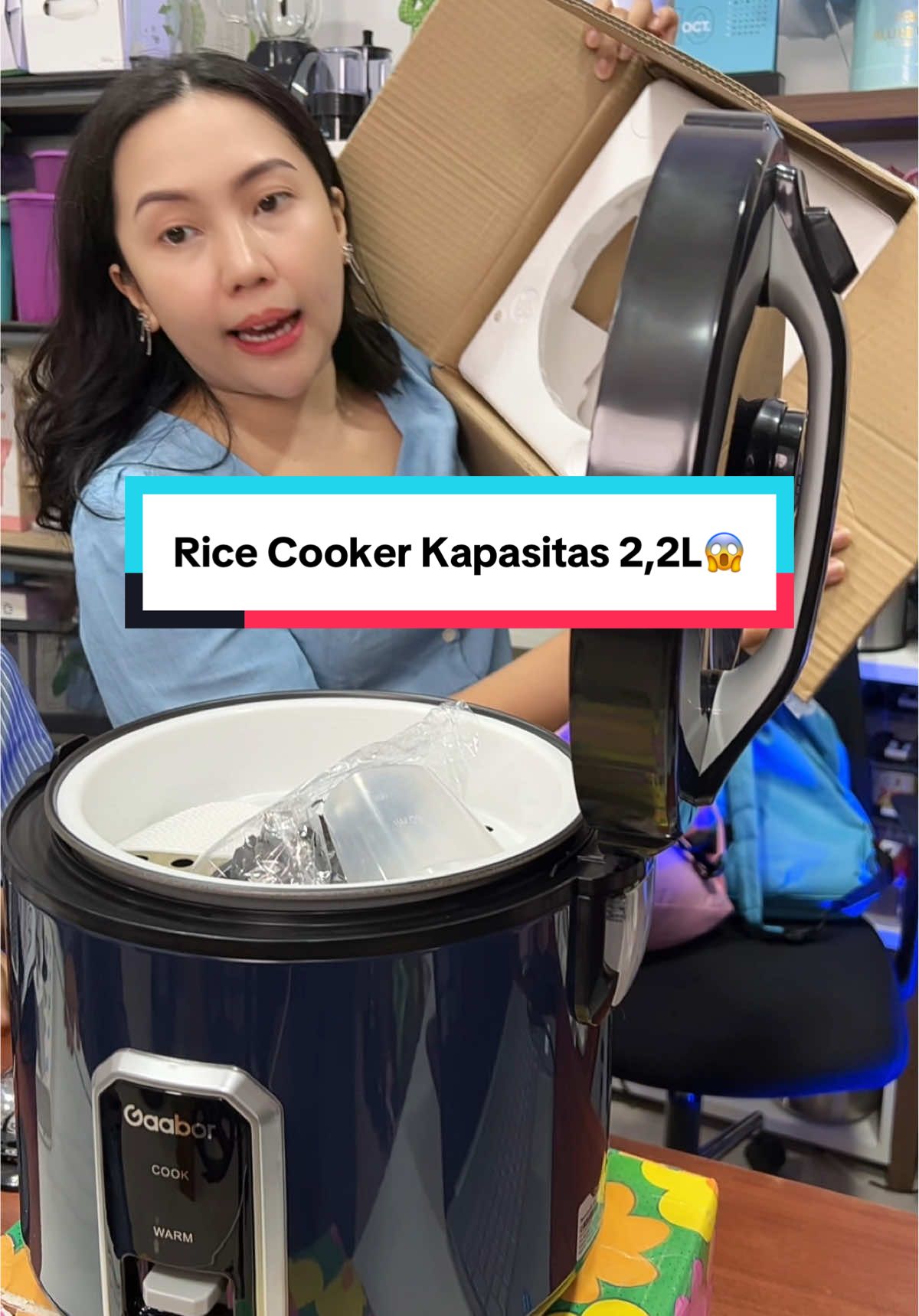 Ayo masuk live‼️Rice cooker gaabor kapasitas 2,2 Liter🤩🤩Bisa Cod Packingan aman✅😱 #ischaindyofc #fypシ゚ #ischasargita #ricecookergaabor #gaabor 