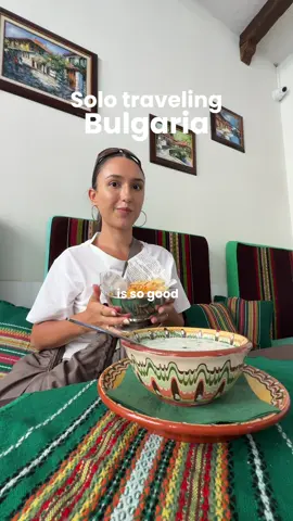 Let’s solo travel Bulgaria 🇧🇬 Started out my trip exploring Sofia!! Went on a a free food crawl with Balkan Bites, visited the Red Flat, and ate A LOT and walked around. That’s about it to do in Sofia, so let’s get outta here (Also the lyutenitsa place that I was obsessed with is called Filiyka) #bulgaria #sofia #balkan #solotravel #travel 