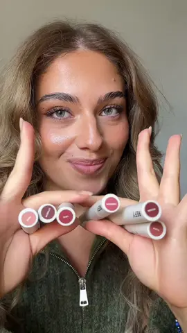 new lipsticks from @REFY  !!  using ruby & rosa 🫶🏼🤎