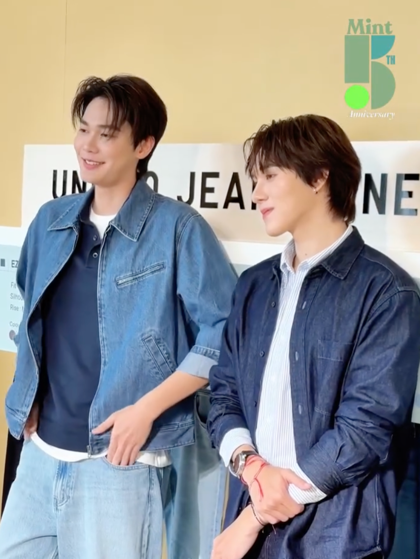 #MintReports อยู่กับหนุ่ม #นานิหิรัญกฤษฎิ์​ #ดิวจิรวรรตน์ ภายใยงานเวิร์คช้อป “Find Your Perfect Fit of UNIQLO JEANS” อัปเดทกางเกงยีนส์ทรงใหม่ประจำซีซั่น Fall Winter 2025 ของ Uniqlo งานนี้หนุ่มๆ ทั้งคู่จะชอบใส่ยีนส์ไปเที่ยวไหนกันบ้าง ไปฟังกัน 💚 #UNIQLOJEANSxNANI #hirunkit_ #dew_jsu #MyBestStandard #UNIQLOJEANS #MintMagTH