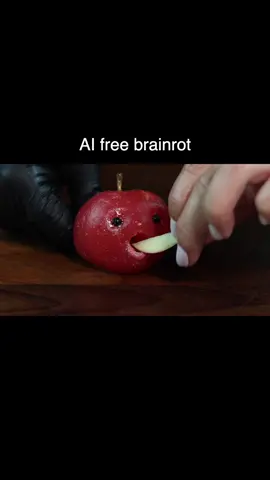 Certified handmade niche fruitiness 🍎 #DIY #satisfying #ai #veo3 #asmr 