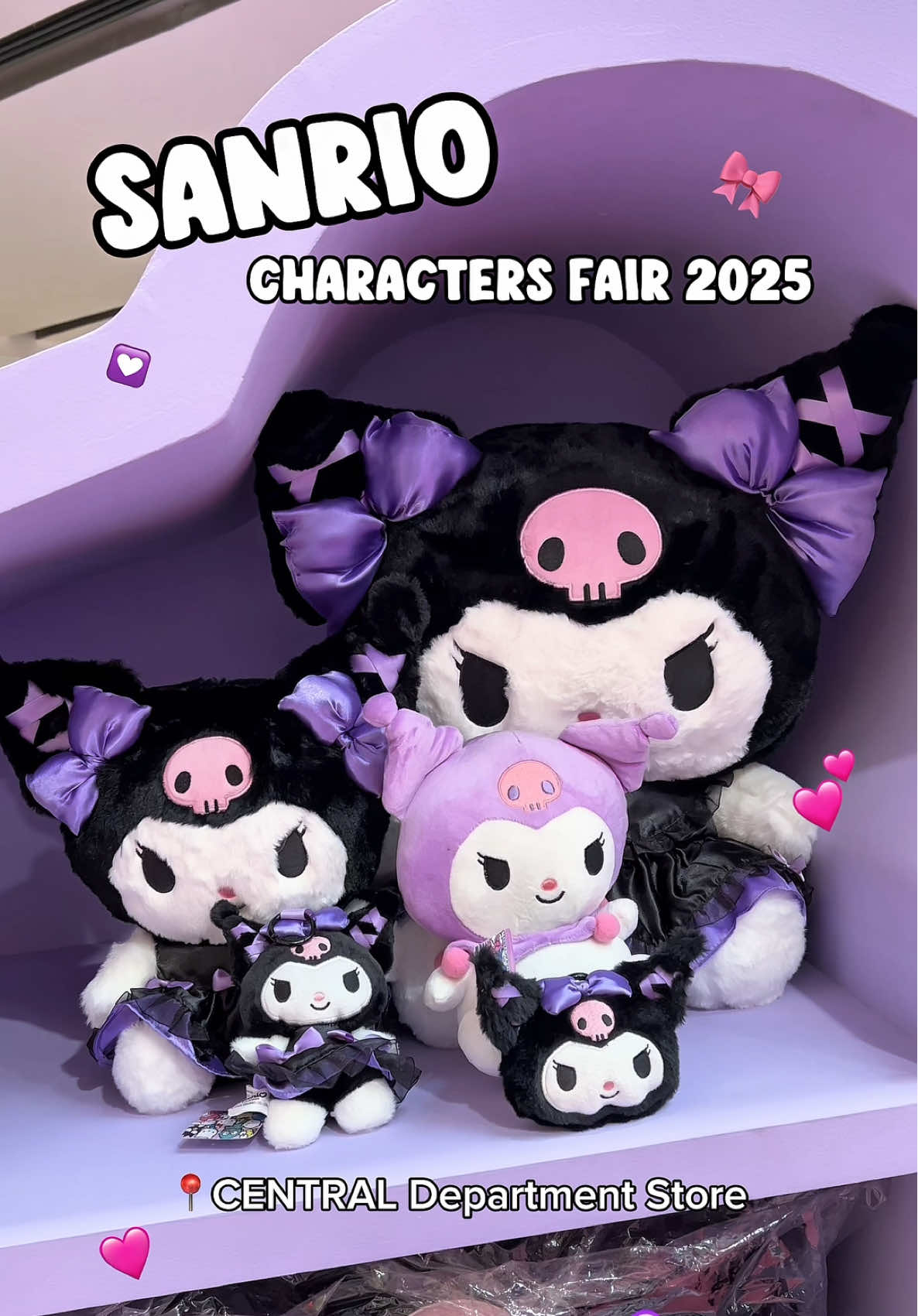 ✨🎀 ความคิวท์สุดปัง! กับ CENTRAL SANRIO CHARACTERS FAIR 2025 ฉลองครบรอบ My Melody 50th Anniversary & Kuromi 20th Anniversary 💖🖤 .  ช้อปสินค้าคอลเลคชันพิเศษได้แล้ววันนี้ที่ #CentralTikTokShopMall  . #SanrioCharctersfair2025 #CentralDepartmentStore #SanrioLovers #ช้อปกันวันเงินออก     
