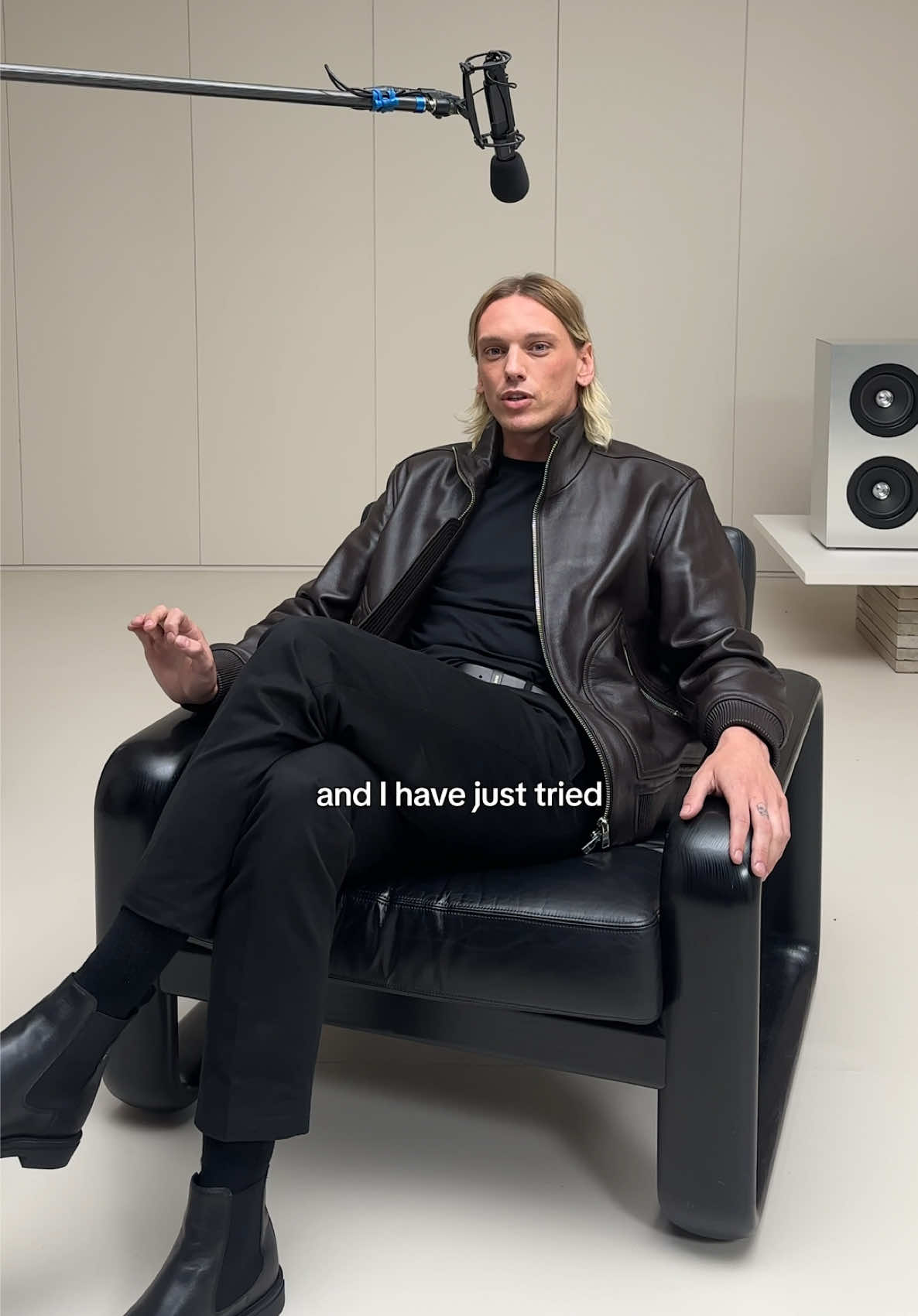 #JamieCampbellBower tried it. Now, are you ready? 🏁 Discover the experience at select BOSS stores today #MindofaBOSS #BeYourOwnBOSS @Aston Martin Aramco F1 Team 