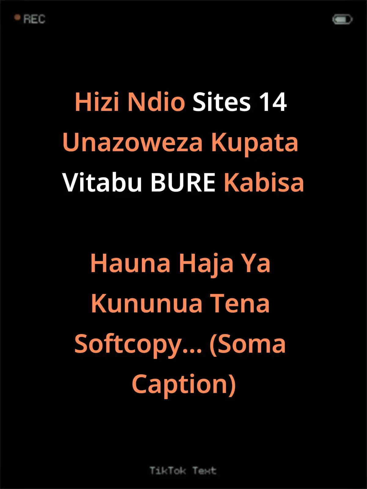 Hizi Ndio Sites 14 Unazoweza Kupata Vitabu BURE Kabisa... Hauna Haja Ya Kulipia Ili Kupata Softcopy Tena.  1. PDFBooksWorld 2. Pdfdrive  3. Zlibrary 4. Open Library  5. DigiLibraries 6. Project Gutenberg  7. FeedBooks 8. FreeTechBooks 9. Internet Archive  10. O'Reilly Books 11. Get free books 12. Any book 13. BookBoon  14. Library Genesis  Share Na Rafiki Yako, Save Post Hii Ili Isije Potea Free Books Downloading Sites #freebooks #vitabubure #kisinzabookshelf #tanzaniatiktok #BookTok 