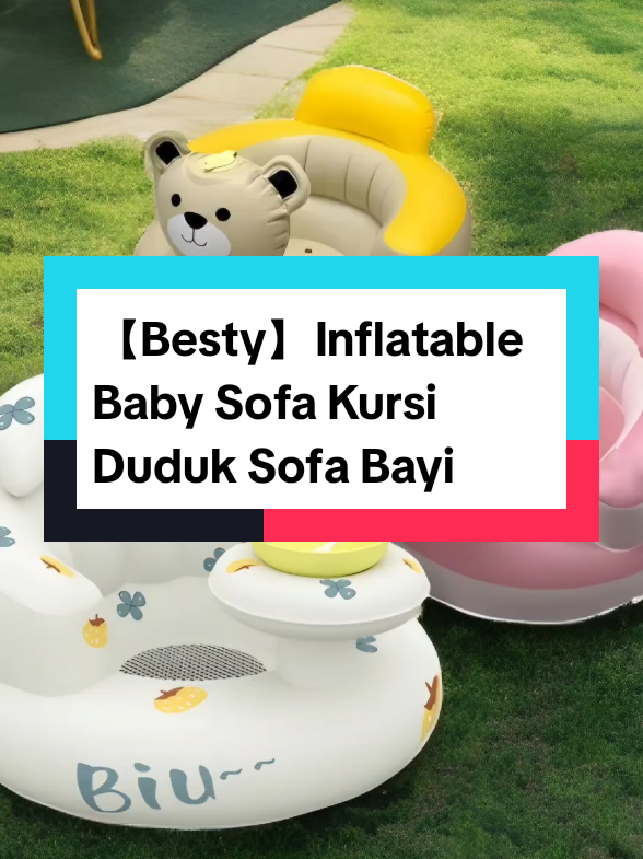 【Besty】Inflatable Baby Sofa Kursi Duduk Sofa Bayi #kursibayi #baby #xyzabca #xyzabc #promoseruweekend 