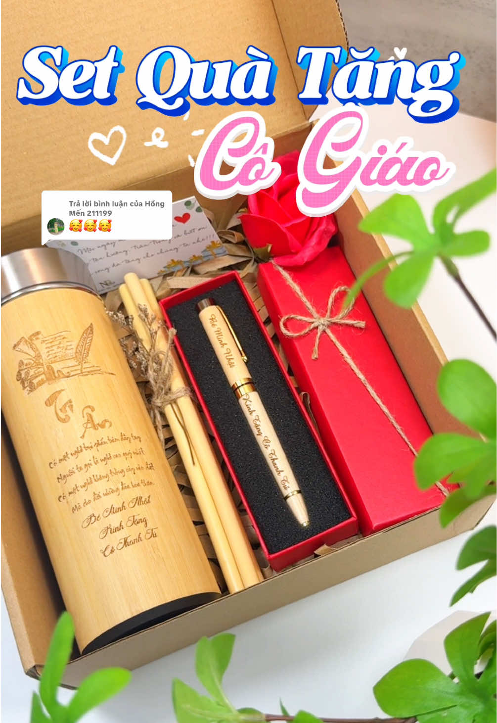 Trả lời @Hồng Mến 211199 set quà tặng cô giáo ý nghĩa, nên mình đã mua lại lần thứ 2 rồi nek #setqua #setquatang #quatang #quatangcogiao #quatang20_10 