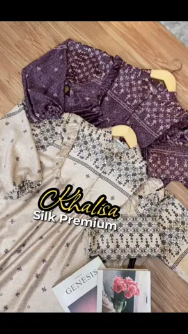 Khalisa dress🥰✨ Hadir dengan desain yang super simple dan elegant, matterial silk premium yg bisa bikin kesan mewah dan glossy, ld 110 muat bb 45-75❤️🫶🏻 #promoseruweekend #gamiskekinian #dresswanita #gamisviral #dresssilk 
