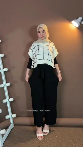 One set vest rajut 😍❤️ #oneset #onesetcelana #onesetkekinian 