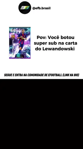 Ja testaram a nova carta do Lewandowski? #efootball #efootballmobile 