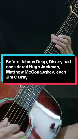 Before Johnny Depp, Disney had considered Hugh Jackman, Matthew McConaughey, even Jim Carrey for the role of Jack Sparrow