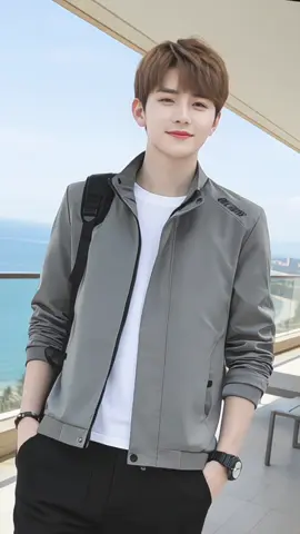 Áo khoác gió nam cổ đứng Ecollect - dù trắng bạc chống gió chống nước cao cấp #thoitrangnam #aokhoacnam #aogio #aokhoacdu #tiktokshop 