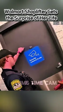 #Walmart Shoplifter Gets the Surprise of Her Life  #cops #bodycamcops #copsUsa #copsoftiktok
