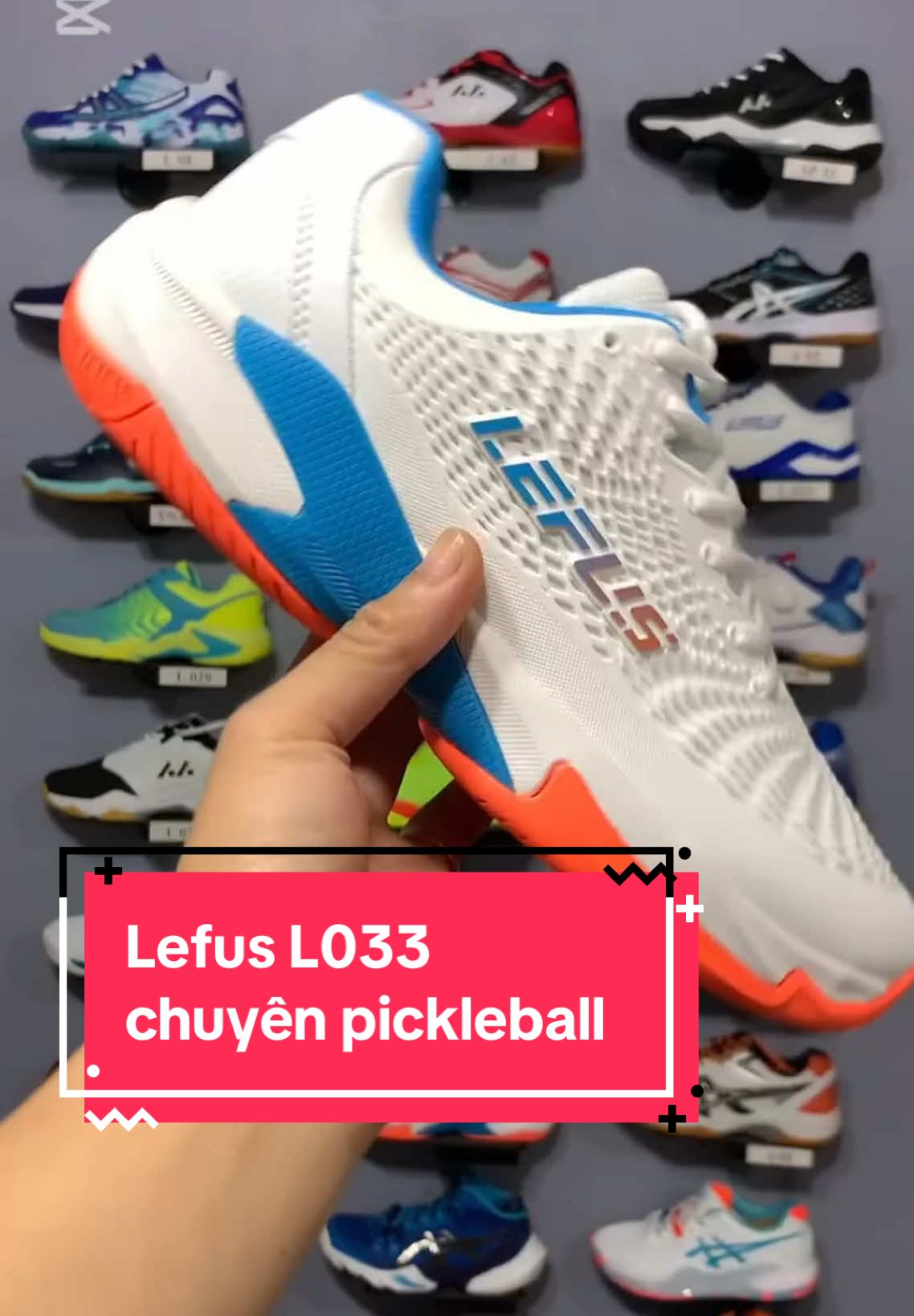 Giày pickleball Lefus L033. chuyên pickleball nam nữ #lefus #giaythethao #pickleball #giaylefus #vandasport 