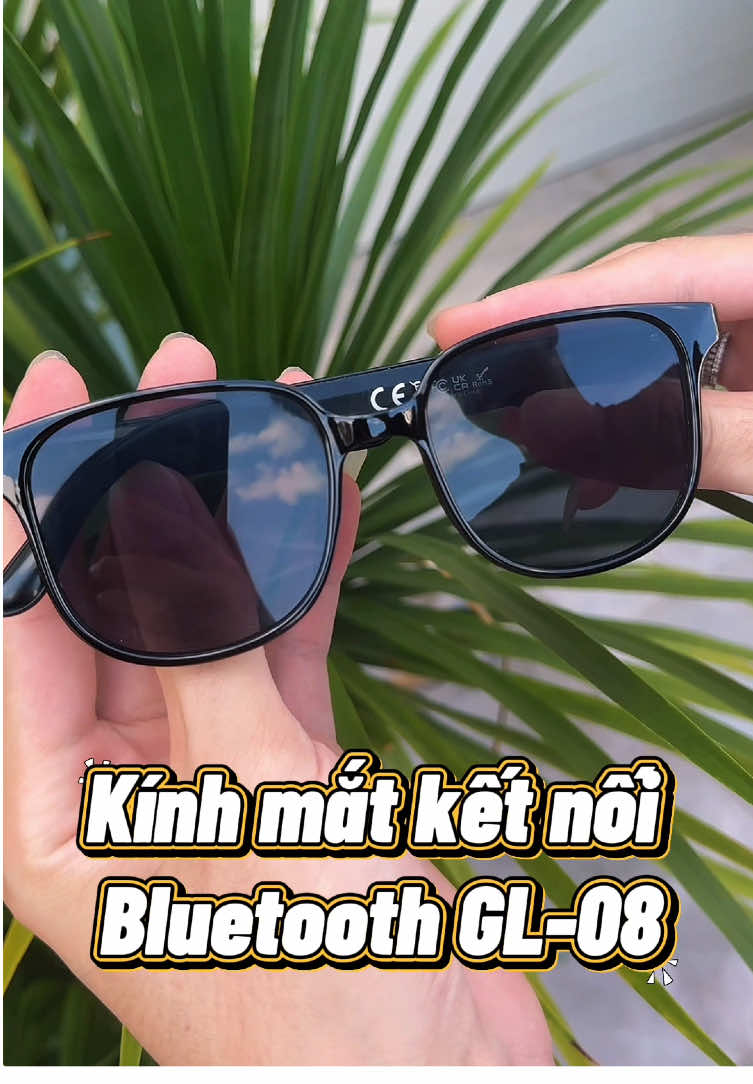 Kính GL08 kết nối Bluetooth nghe nhạc, nhận cuộc gọi #kinhbluetooth #kinhbluetooththongminh #kinhthoitrang #xuhuongtiktok #kinhram 