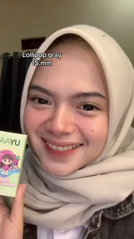 hasilnya cakep bgt jadi kayak mata boneka🥰 #xyzbca #uyaaicontactlense 