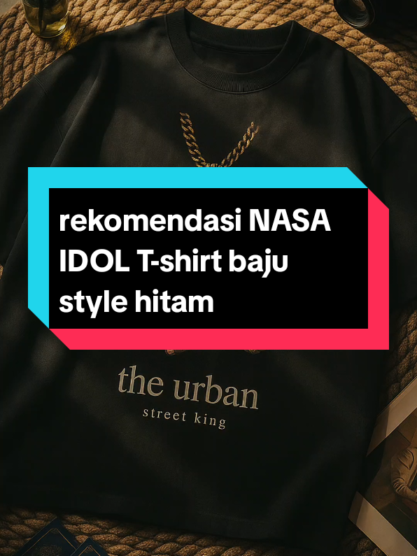 rekomendasi NASA IDOL T-shirt baju style hitam #rekomendasi #kaosdistro #stylehitam #fypp 