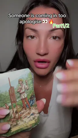 Someone is coming in too apologise 👀 🔥 tarot reading #tarot #tarotreading #fyp 