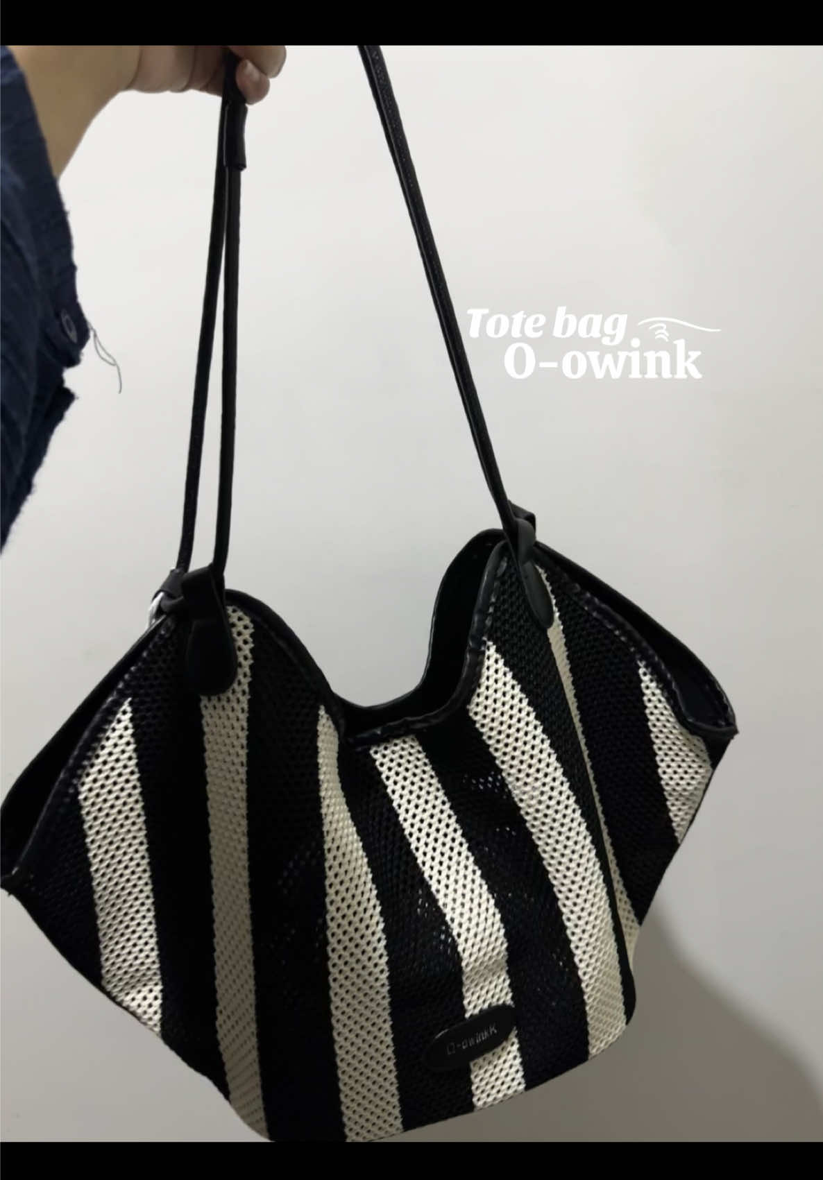 Bisa di pakai kuliah & beach ‧₊ ₊ ‧₊ ❀ #taswanita #oowinkk #totebag #tas #totebagkuliah 