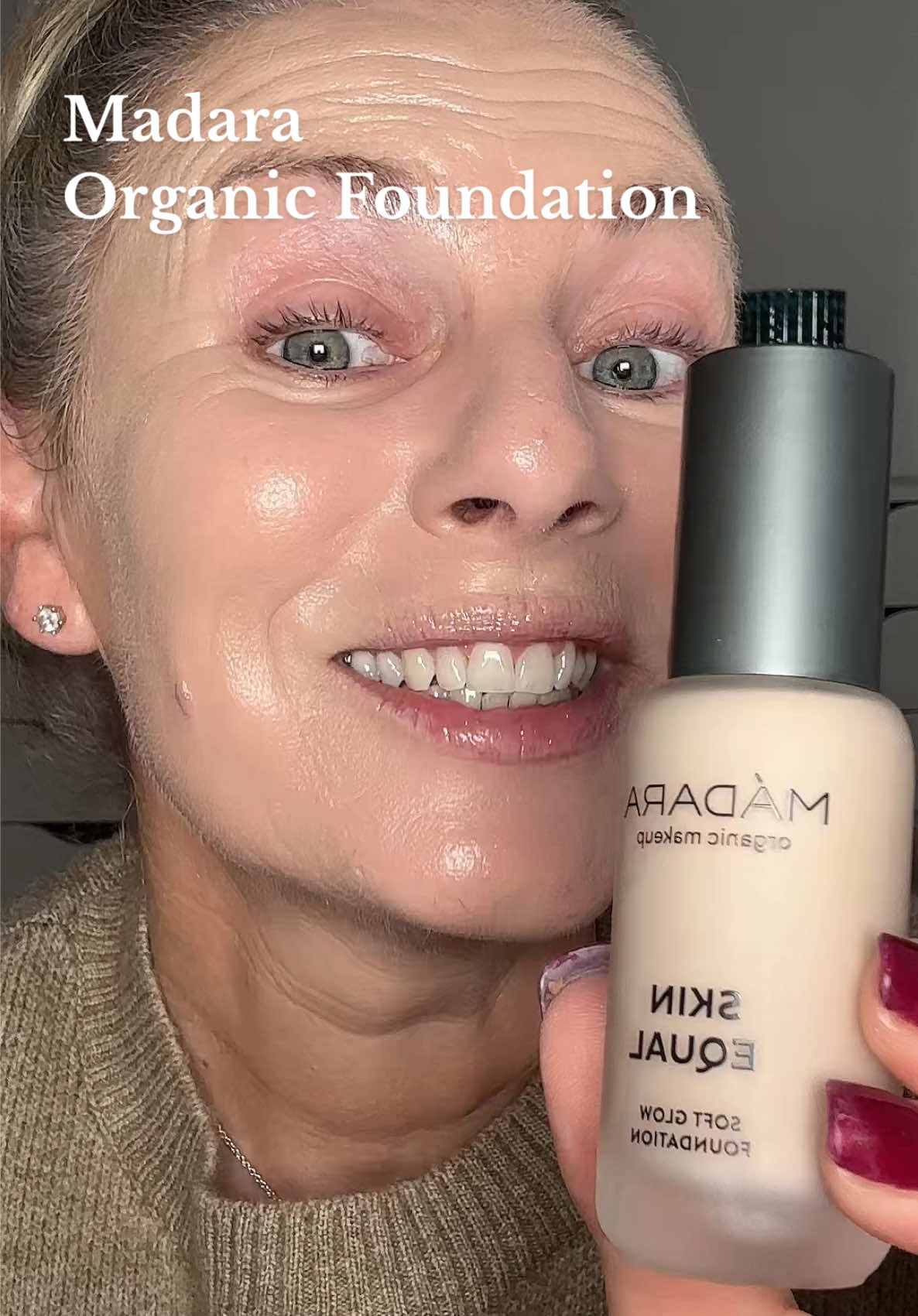 Totally Organic and look at the coverage  #madara #organic #foundation #organicmakeup #TikTokMadeMeBuyIt  @MADARA Cosmetics UK 