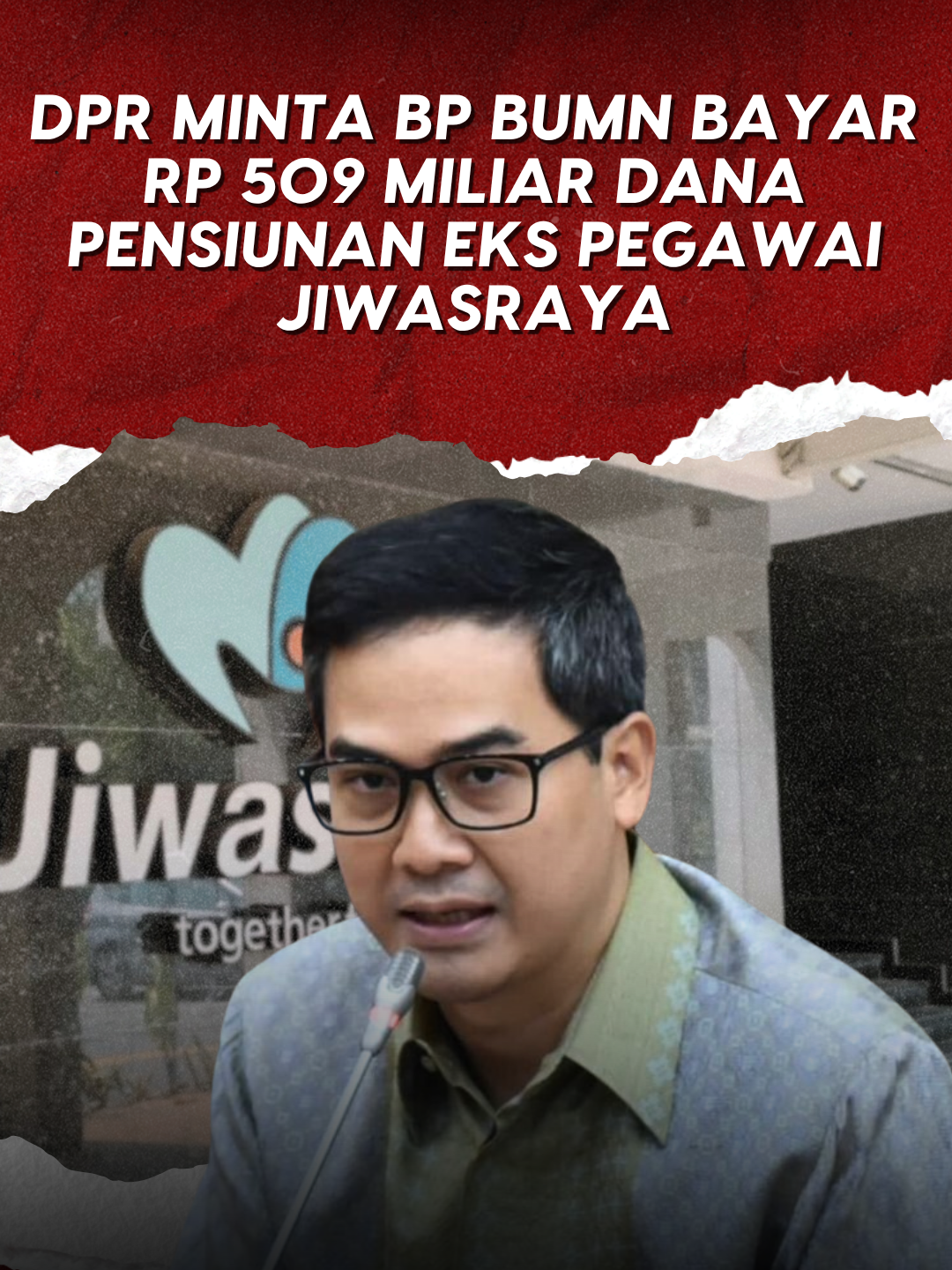 Dana pensiunan 2.300  mantan pegawai Jiwasraya yang mencapai Rp 509 miliar hingga saat ini masih belum juga terbayarkan. Adisatrya Suryo Sulisto, Wakil Ketua Komisi VI DPR RI menyatakan nantinya akan memanggil kepala BM BUMN dan Danantara untuk mencari jalan keluar dari permasalahan ini. “Kami akan pressure lah ya, pressure mereka untuk mencari solusi segera terhadap ini ya. Asal usulnya dari mana? Apakah penjualan aset dari koruptor, ya itu kita enggak mau tahu, ini hak Bapak-bapak di sini yang sudah puluhan tahun ikut membangun jiwasraya ya dan hak itu harus dipenuhi ya.” ucap Adisatrya. #Adisatrya #BUMN #BPBUMN #Danantara #Jiwasraya #DanaPensiun #DPRRI #BantengSenayan