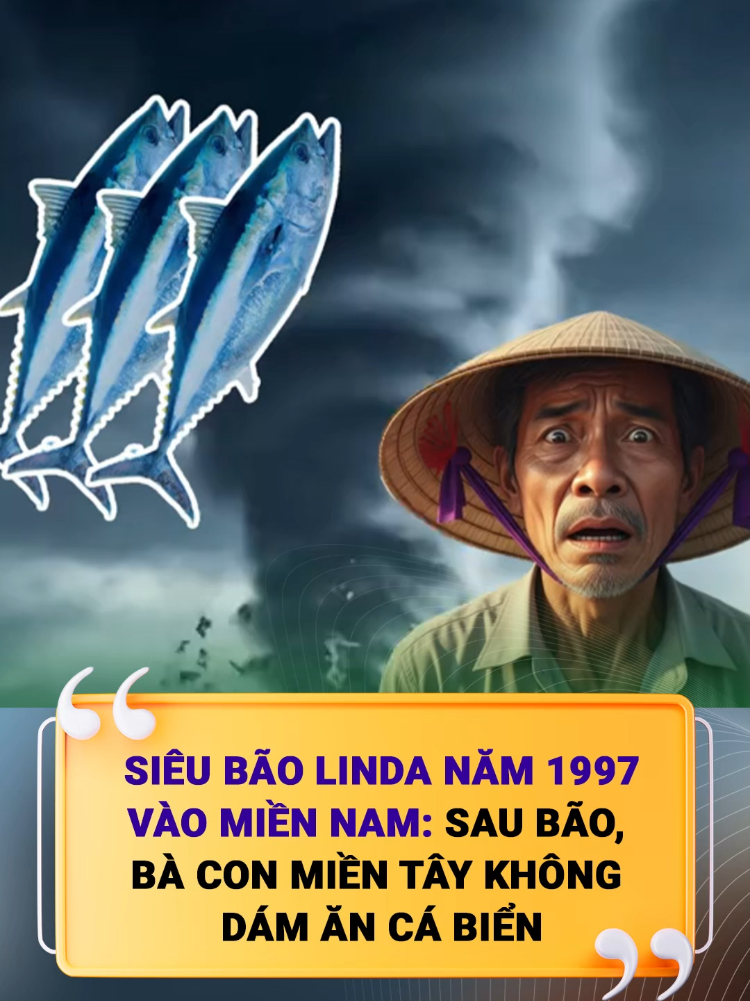 Nếu bạn từng thấy sợ bão số 10 Bualoi, hay bão số 11 Matmo thì bão Linda năm 1997 sẽ làm bạn thấy rùng mình #thoisu #tintuc24h #tinnong #showbiz #xuhuong