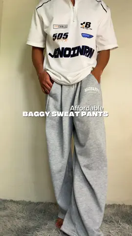 Affordable baggy sweat pants🩶#baggy #baggypants #baggyjeans #baggysweatpants #sweatpants 