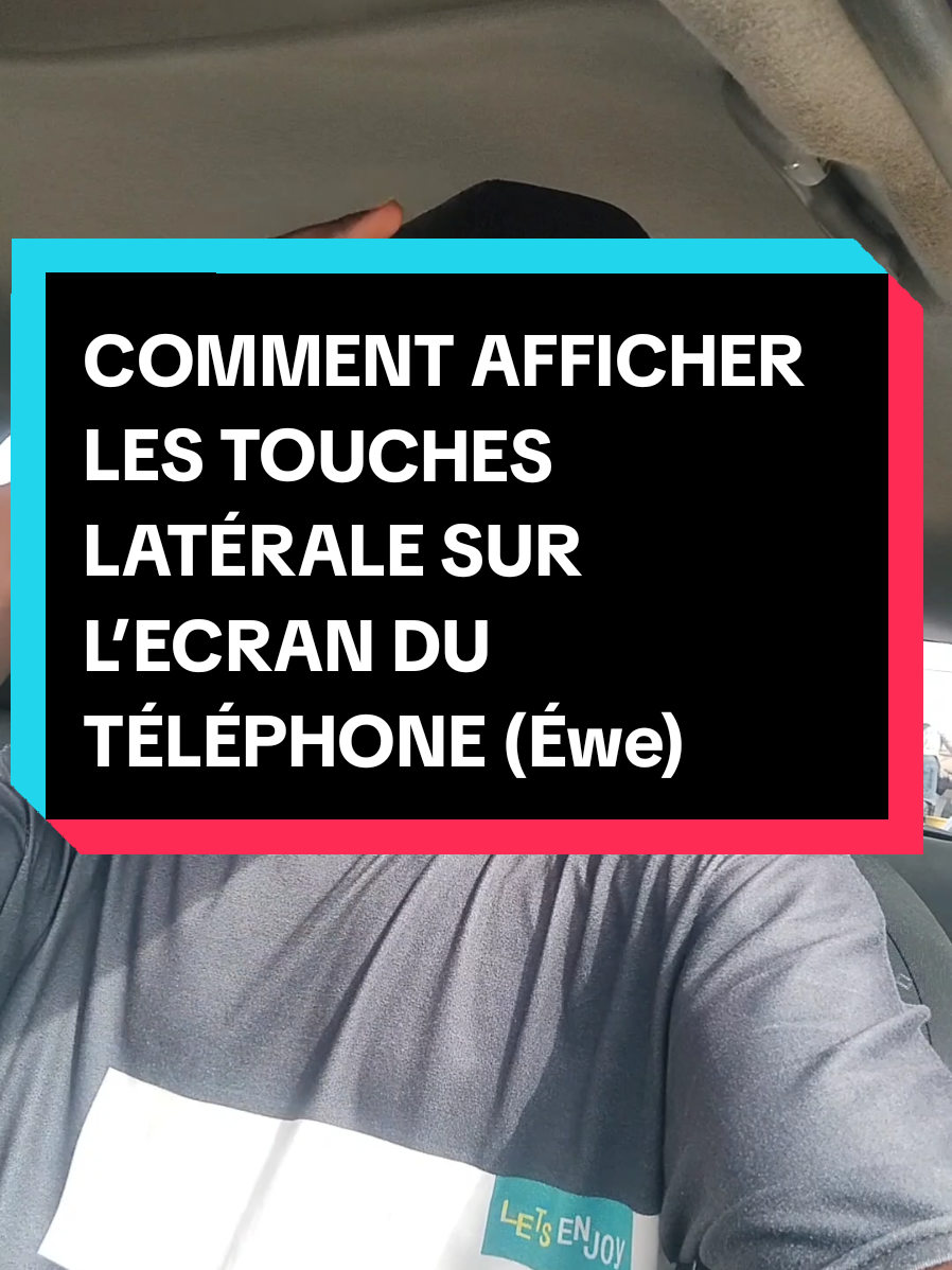Comment afficher les touches latérale sur l’écran du téléphone #touche_laterale #touche_ecran #afficher_touche 