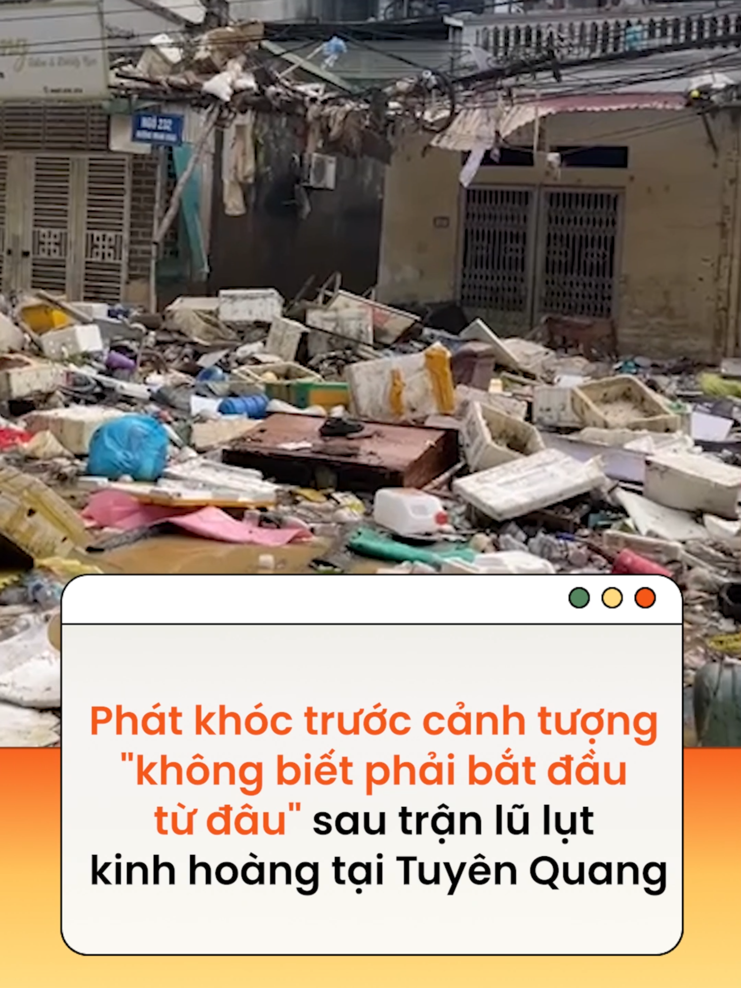 Đoạn video ghi lại cảnh tượng sau trận lũ lịch sử tại Tuyên Quang khiến nhiều người nghẹn lòng #news #amm  Theo Đời sống pháp luật
