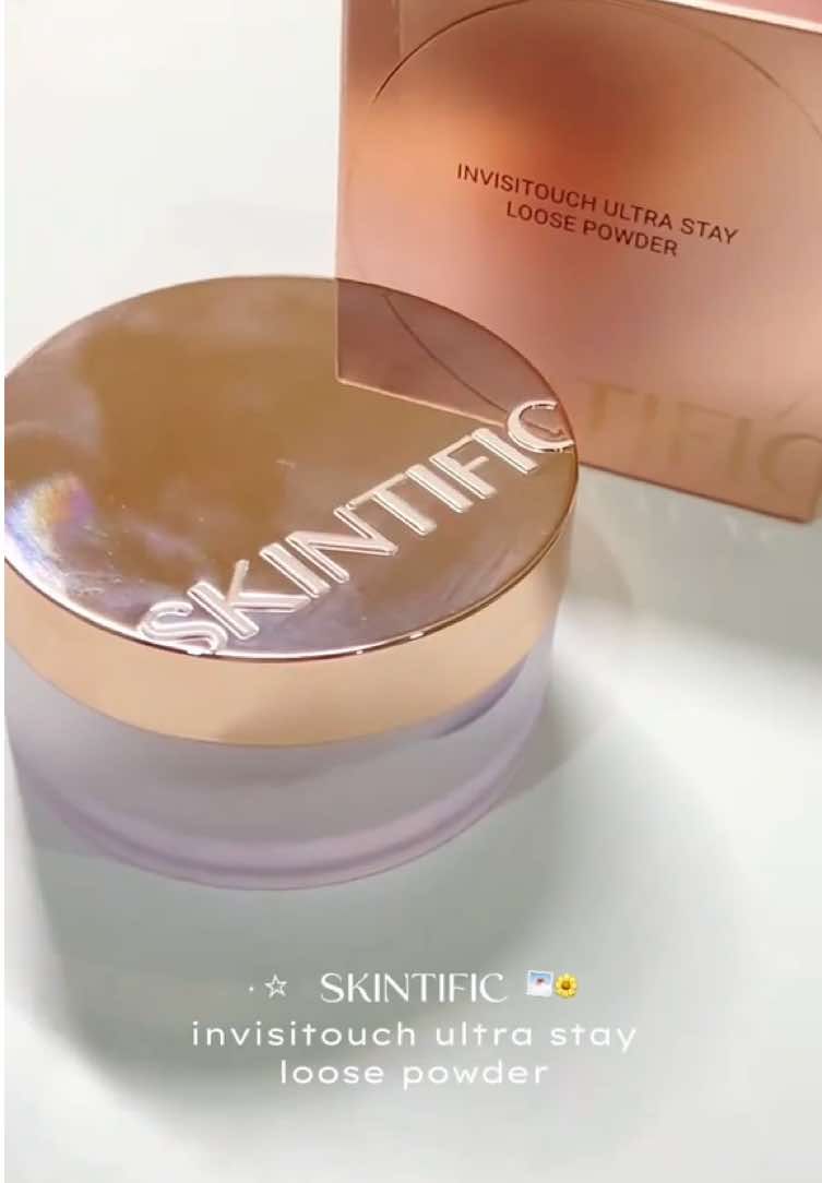 mochi skin ที่ถูกต้องงง 💬🍡 #แป้งฝุ่นเบลอผิว #GoldenLoosePowder #SkintificTH #makeup #fyp 