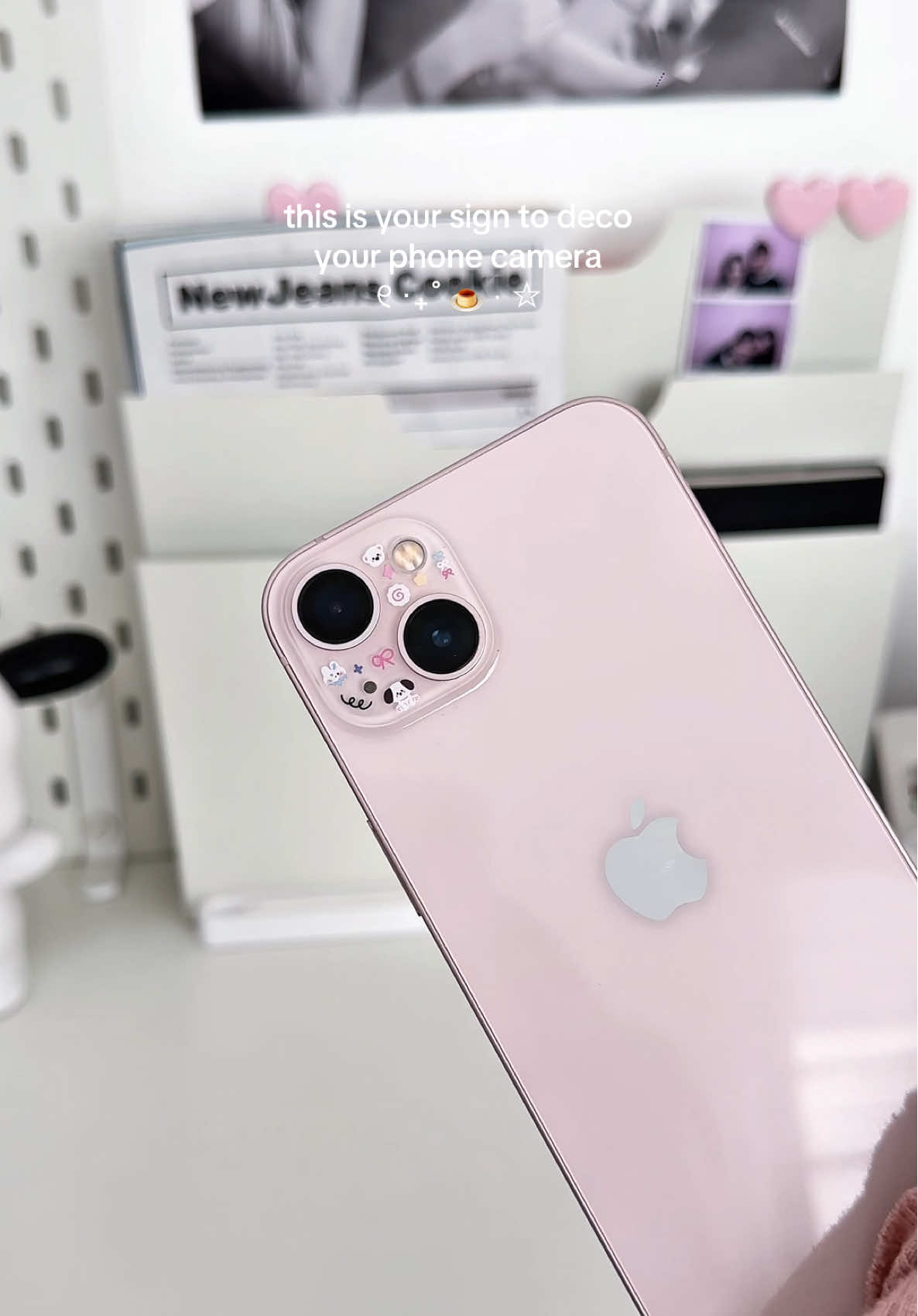 this mini sticker book is soo cute!! ꉂ(˵˃ ᗜ ˂˵)  #camerasticker #deco #sticker #stickerbook #iphone13pink 