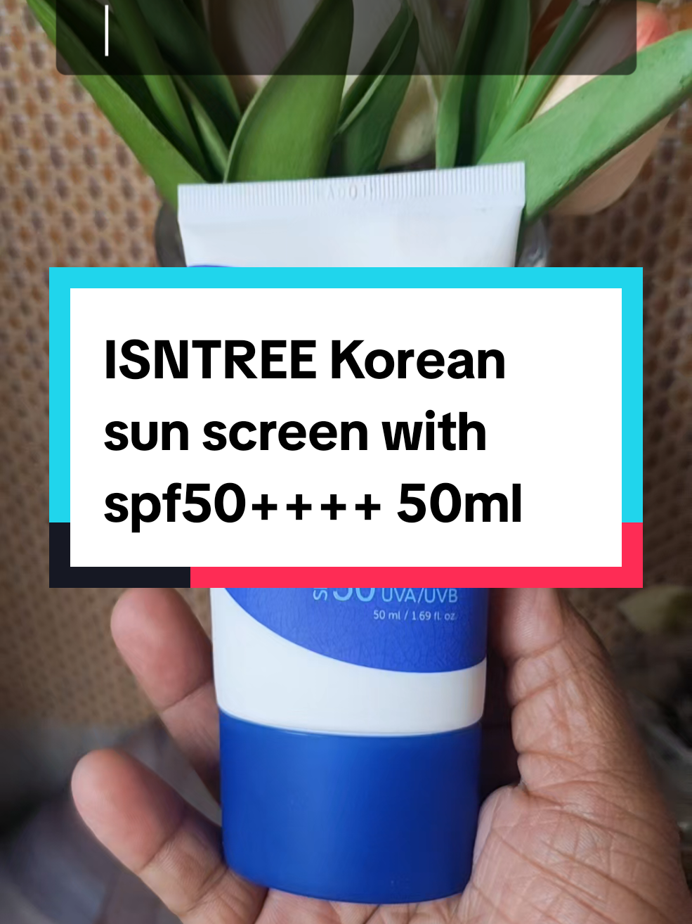 ISNTREE Korean sunscreen hyaluronic acid watery sun gel with spf50++++ 50ml #sunscreen #sungel #hyaluronicacid #isntree #koreansunscreen 